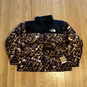 North Face Nupste Jacket Winter Parka Large Coal Brown